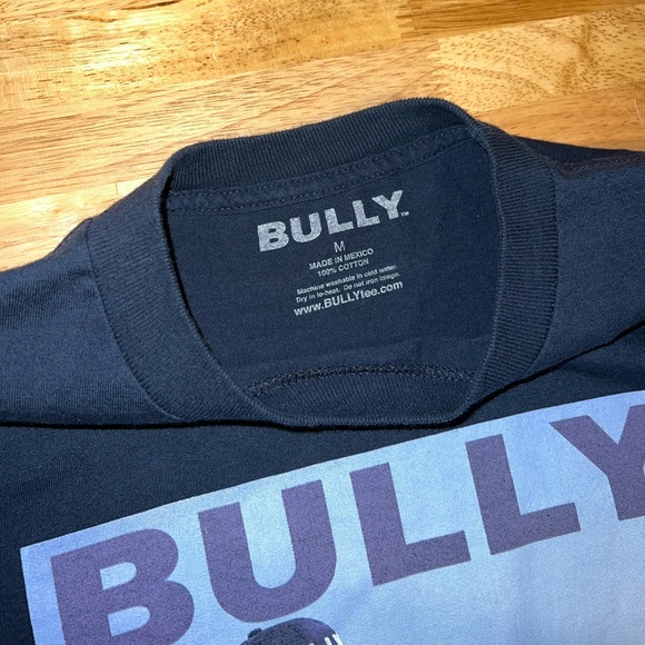 Men’s BULLY BRAND CLOTHING 2014 Graphic Navy T-Shirt Medium M MINT - Picture 5 of 7